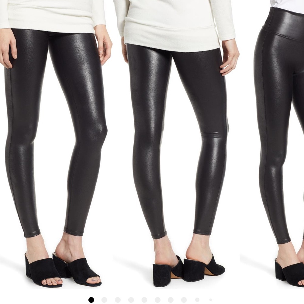 Spanx - faux leather leggings - never worn
